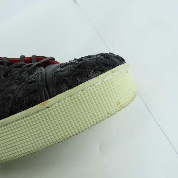 実際に弊社で買取させて頂いたWHITEFLAGS/ホワイトフラッグス サイドジップ ハイカット スニーカーの画像 7枚目