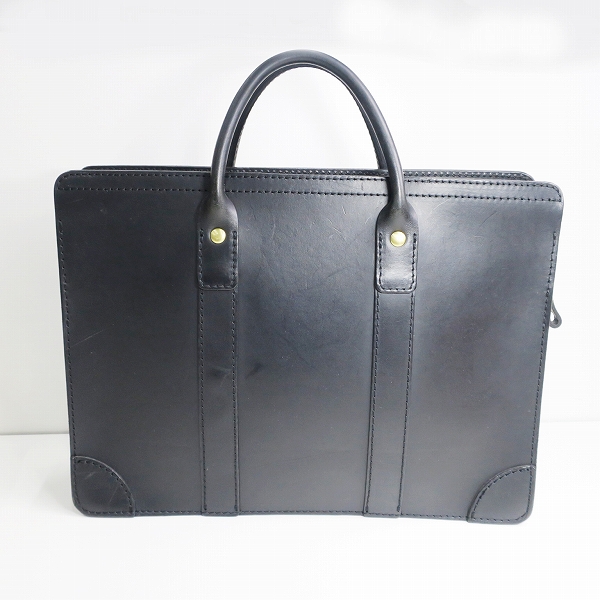 実際に弊社で買取させて頂いたHERZ/ヘルツ 二本手ビジネスバッグ レザーブリーフケース BW-24の画像 1枚目