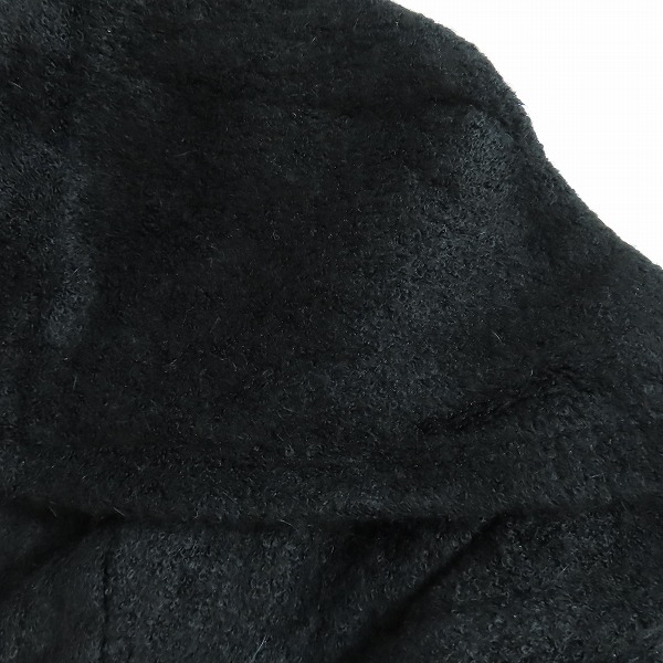 実際に弊社で買取させて頂いたNO ID/ノーアイディー ビキューレラムパイルプルオーバーパーカ ブラック 843019-694T/1の画像 6枚目