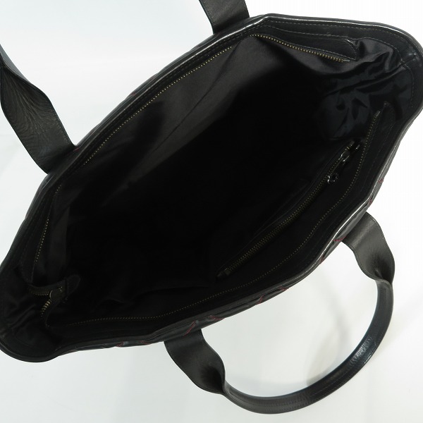 実際に弊社で買取させて頂いたHUNTING WORLD/ハンティングワールド バチュー キルティング トートバッグ 071701の画像 4枚目