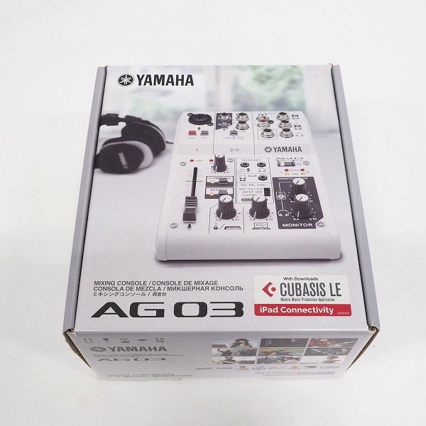 実際に弊社で買取させて頂いたYAMAHA/ヤマハ AG03 ミキシングコンソール ミキサー ウェブキャスティングミキサー【通電確認済】の画像 8枚目
