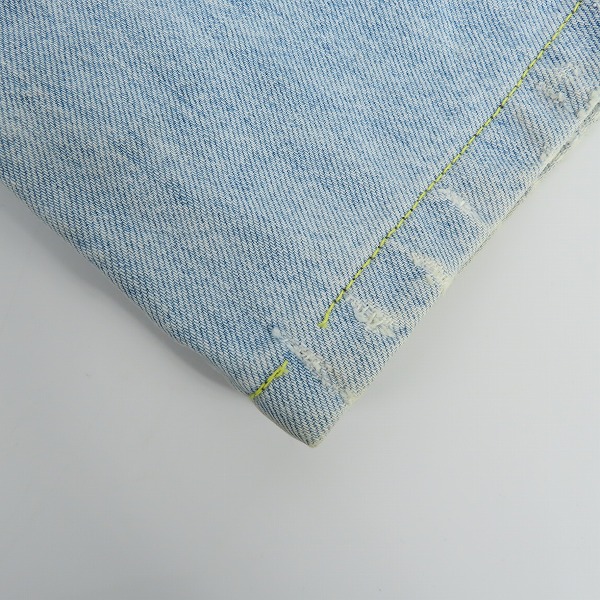 実際に弊社で買取させて頂いたARMANI JEANS/アルマーニジーンズ クラッシュデニム パンツ/38の画像 7枚目