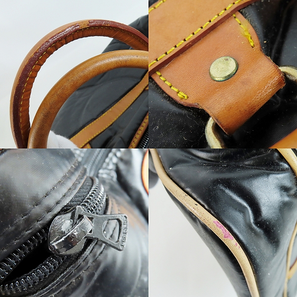 実際に弊社で買取させて頂いた【難有り】HUNTING WORLD/ハンティングワールド ボストンバッグ/ショルダーバッグの画像 5枚目