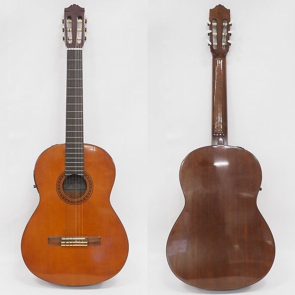 実際に弊社で買取させて頂いた★【難有り】YAMAHA/ヤマハ CG-115E エレガットギター/クラシックギター ハードケース付の画像 1枚目