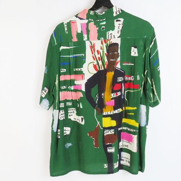 実際に弊社で買取させて頂いたWACKO MARIA/ワコマリア JEAN-MICHEL BASQUIAT/HAWAIIAN SHIR TYPE-2 アロハシャツ BASQUIAT-WM-HI05/Sの画像 1枚目