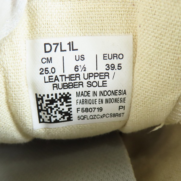 実際に弊社で買取させて頂いたOnitsuka Tiger/オニツカタイガー MEXICO 66 SLIP-ON/メキシコ66 スリッポン D7L1L 25の画像 5枚目