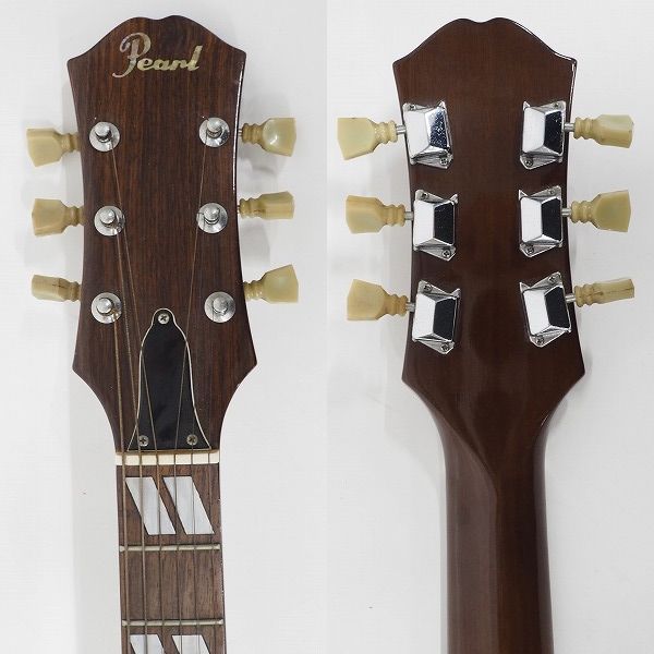 実際に弊社で買取させて頂いた★Pearl/パール 詳細不明 アコースティックギター/アコギの画像 2枚目