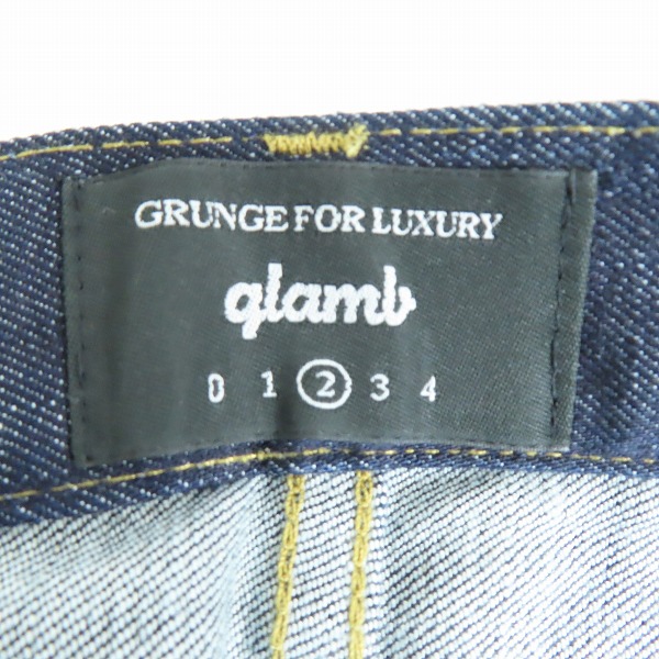 実際に弊社で買取させて頂いたglamb/グラム×ジョジョの奇妙な冒険 ストーンオーシャン 徐倫 デニムパンツ/ジーンズ Mの画像 3枚目