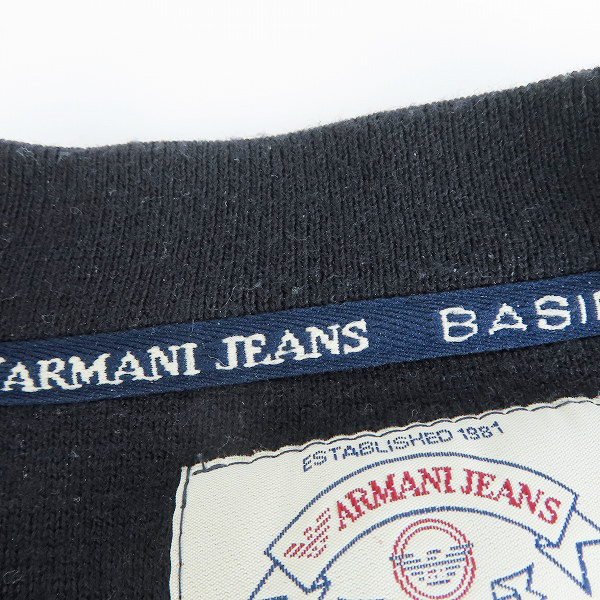 実際に弊社で買取させて頂いたARMANI JEANS/アルマーニジーンズ BASIC ロゴ刺繍 クルーネックニット//Mの画像 7枚目