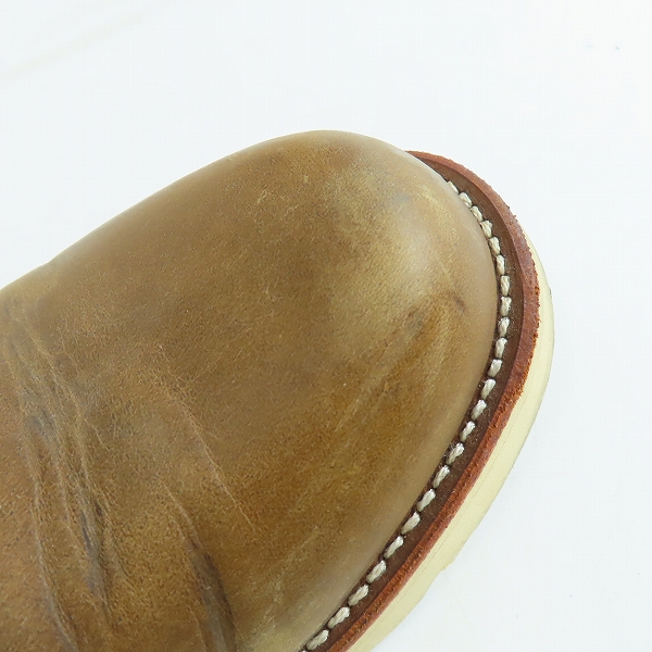 実際に弊社で買取させて頂いたCHIPPEWA/チペワ プレーントゥ ローカット レザー シューズ ブラウン系 1901M47/26の画像 6枚目