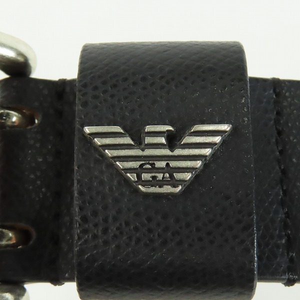 実際に弊社で買取させて頂いたEMPORIO ARMANI/エンポリオアルマーニ 2016秋冬 レザーベルト/Y4S079の画像 5枚目
