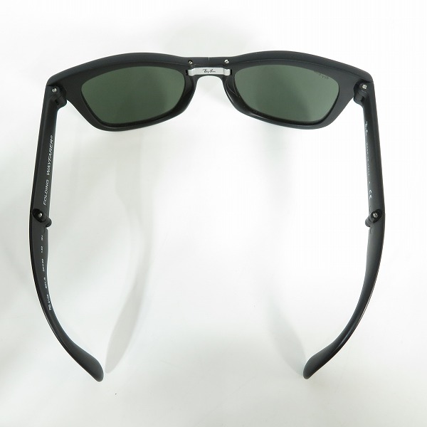 実際に弊社で買取させて頂いたRay-Ban/レイバン FOLDING WAYFARER/ウェイファーラー 折り畳み サングラス/アイウェア ブラック RB4105 601-Sの画像 3枚目