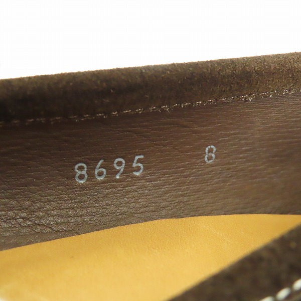 実際に弊社で買取させて頂いたJOHN LOBB/ジョンロブ スウェード ローファー YARDLEY 8695/8の画像 5枚目