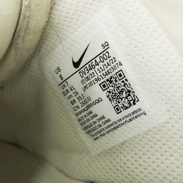 実際に弊社で買取させて頂いたNIKE×AMBUSH/ナイキ×アンブッシュ AIR FORCE1 ファントム スニーカー DV3464-002/26.0の画像 5枚目