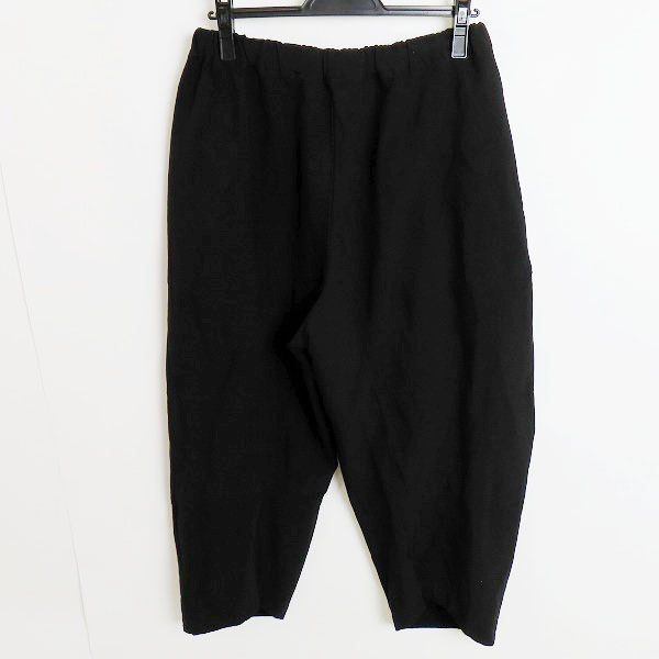 実際に弊社で買取させて頂いたBLACK COMME des GARCONS/ブラック コムデギャルソン イージー サルエル ハーフパンツ 1Q-P023 Mの画像 1枚目