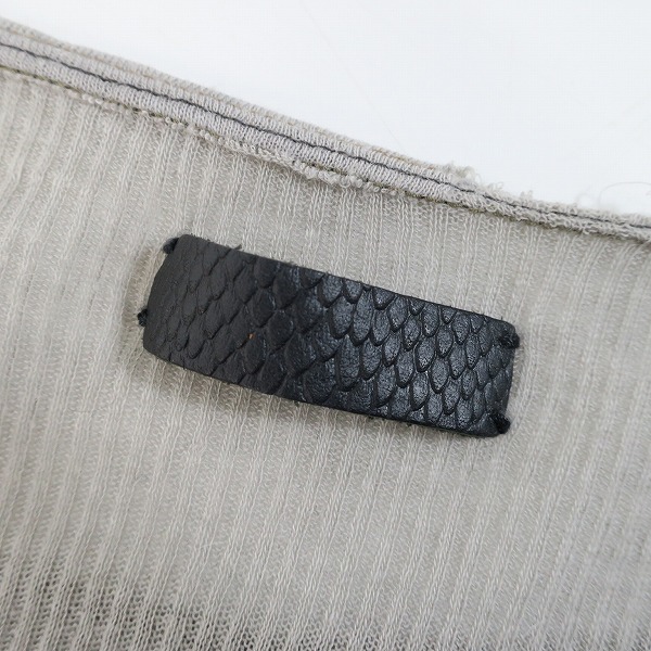 実際に弊社で買取させて頂いたIF SIX WAS NINE/イフシックスワズナイン ワイヤード ロングスリーブ カットソー WIRED/LSC/M 6141GA/2の画像 2枚目