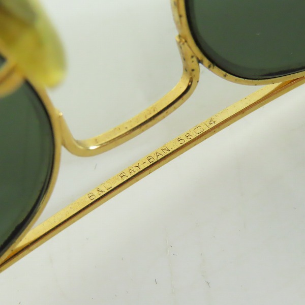 実際に弊社で買取させて頂いたRay-Ban/レイバン B&L/ボシュロム社製 ティアドロップ型 サングラスの画像 7枚目