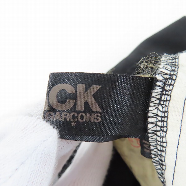 実際に弊社で買取させて頂いたBLACK COMME des GARCONS/ブラック コムデギャルソン イージー サルエル ハーフパンツ 1Q-P023 Mの画像 3枚目