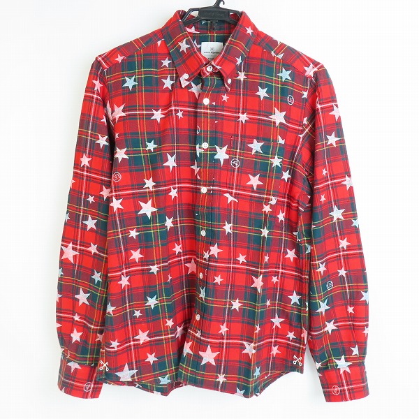 実際に弊社で買取させて頂いたuniform experiment×ENGLATAILOR by GB 長袖シャツ コットン チェック UE-112124/3