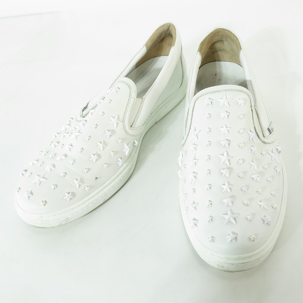 実際に弊社で買取させて頂いたJIMMY CHOO/ジミーチュウ GROVE/グローブ スタッズ スリッポン/シューズ 45