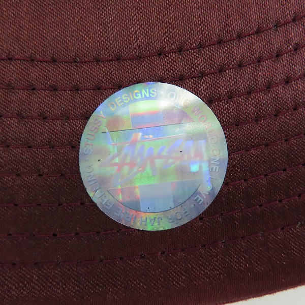実際に弊社で買取させて頂いたSTUSSY/ステューシー ロゴ刺繍 キャップ/帽子 O/Sの画像 7枚目