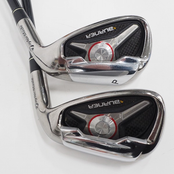 実際に弊社で買取させて頂いたTaylorMade/テーラーメイド BURNER/バーナー アイアン #5～9,Pw 6本セット RE-AX SUPER FAST FLEX：Sの画像 5枚目