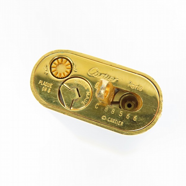 実際に弊社で買取させて頂いたCartier/カルティエ ゴールド ラウンド ガスライターの画像 5枚目