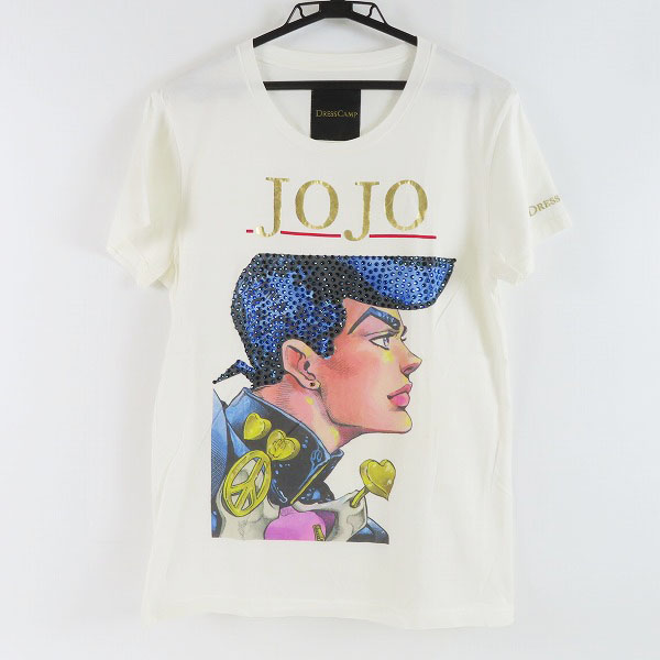 実際に弊社で買取させて頂いたDRESS CAMP×JOJO/ドレスキャンプ×ジョジョの奇妙な冒険 スワロフスキー Tシャツ 半袖 カットソー 44