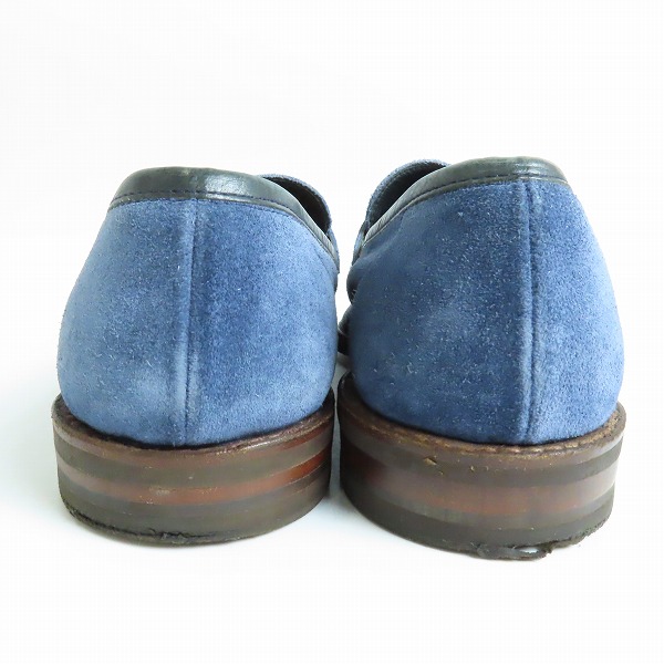 実際に弊社で買取させて頂いたCROCKETT & JONES/クロケット＆ジョーンズ アンラインド ローファー ネイビー TEIGNの画像 1枚目