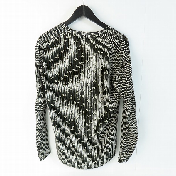 実際に弊社で買取させて頂いた【JPタグ】SAINT LAURENT PARIS/サンローランパリ 総柄 シルクシャツ 496202 Y348S /37の画像 1枚目