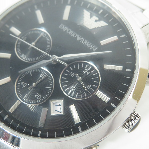実際に弊社で買取させて頂いたEMPORIO ARMANI/エンポリオ アルマーニ クロノグラフ 腕時計/ウォッチ AR-2434【動作未確認】の画像 5枚目