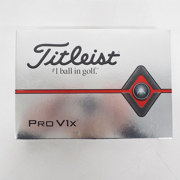 実際に弊社で買取させて頂いた 【未使用】Titleist/タイトリスト PRO V1x ゴルフボール ホワイト 1ダースの画像 2枚目
