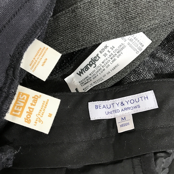 実際に弊社で買取させて頂いた【おまとめ】リーバイス/ラングラー/ユナイテッドアローズ 他 スウェットパンツ/デニムパンツ 等