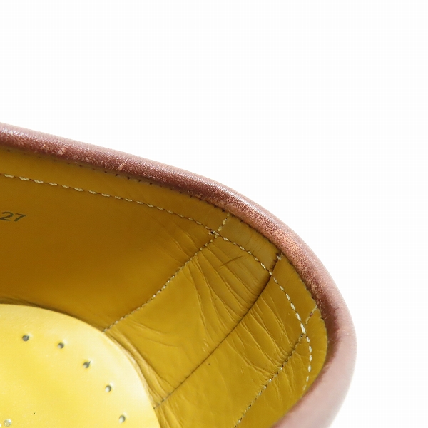 実際に弊社で買取させて頂いたREGAL/リーガル レザー コインローファー W520BD/27.0の画像 8枚目