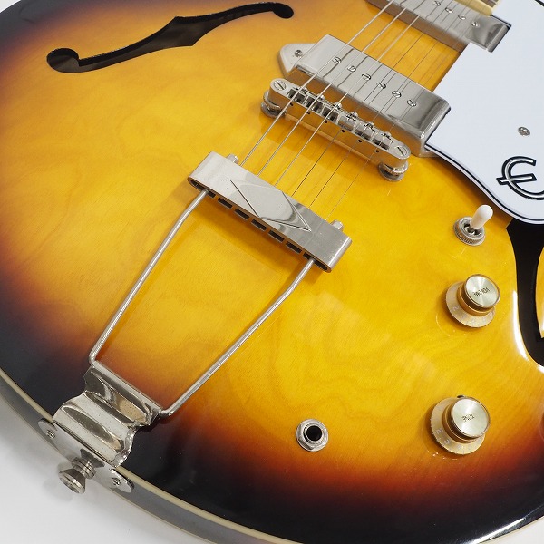 実際に弊社で買取させて頂いた★Epiphone/エピフォン CASINO カジノ フルアコ エレキギター ソフトケース付 の画像 6枚目