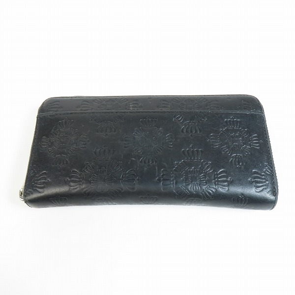 実際に弊社で買取させて頂いたJustin Davis/ジャスティンデイビス STEPHALIAM EMBOSS ROUND ZIP WALLET ラウンドジップ ロングウォレット 長財布 JDL001の画像 1枚目