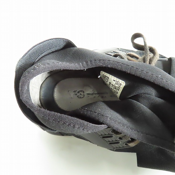実際に弊社で買取させて頂いたY-3/ワイスリー adidas×Yohji Yamamoto/アディダス×ヨウジヤマモト QASA HIGH スニーカー AQ5499/27の画像 4枚目