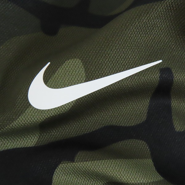 実際に弊社で買取させて頂いたNIKE GOLF/ナイキゴルフ DRI-FIT ドライフィット ポロシャツ カモフラ スウッシュロゴ 吸汗速乾 迷彩 DV7905-355 Mの画像 6枚目