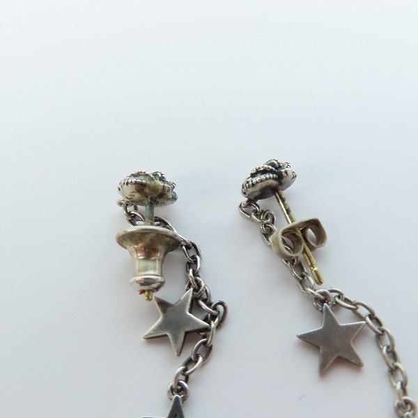 実際に弊社で買取させて頂いた【ギャラ付き】Justin Davis/ジャスティンデイビス 2 STARLET スターレット クラウンピアス SEJ816/2点セットの画像 3枚目