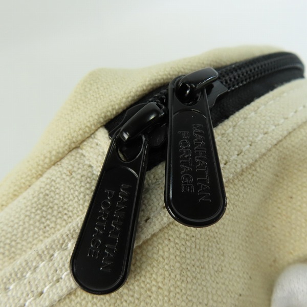 実際に弊社で買取させて頂いたManhattan Portage/マンハッタンポーテージ ウエストバッグ/クリーム系の画像 7枚目