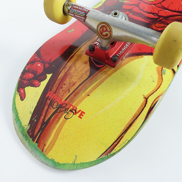 実際に弊社で買取させて頂いたPRIMITIVE×MARVEL/プリミティブ×マーベル IRONMAN/アイアンマン スケートボード コンプリートデッキの画像 5枚目