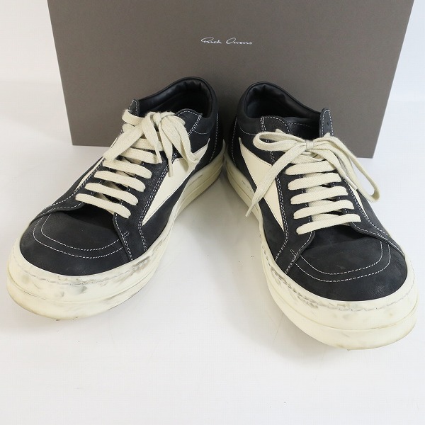 実際に弊社で買取させて頂いたRick Owens/リックオウエンス VINTAGE SNEAKS/ヴィンテージスニーカー レザー RU01D3897/42