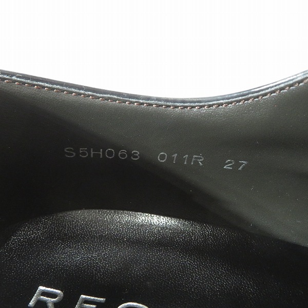 実際に弊社で買取させて頂いたREGAL/リーガル ストレートチップ レザーシューズ 011R/27の画像 5枚目