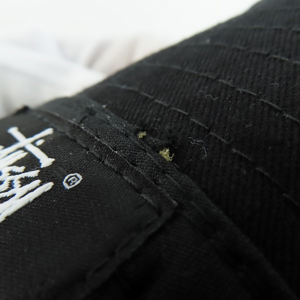 実際に弊社で買取させて頂いたSTUSSY/ステューシー バケットハット ブラックの画像 5枚目