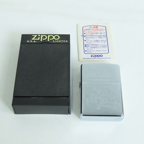 実際に弊社で買取させて頂いたZIPPO/ジッポー NISSAN DIESEL/日産ディーゼル 2003年製の画像 6枚目