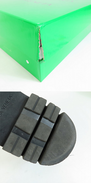 実際に弊社で買取させて頂いたBOTTEGA VENETA/ボッテガ ヴェネタ チャッカブーツ ボリュームソール 42の画像 7枚目