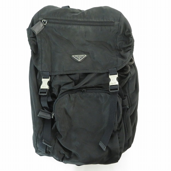 実際に弊社で買取させて頂いたPRADA/プラダ V318 三角プレート ネロ ナイロン リュックサック/バッグパック