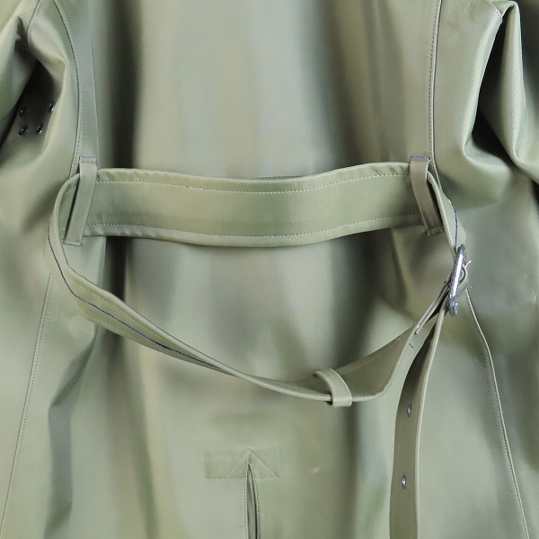 実際に弊社で買取させて頂いた【難有り】マッキントッシュ社製 イギリス軍 ゴム引き トレンチ コート 164-170/100の画像 3枚目