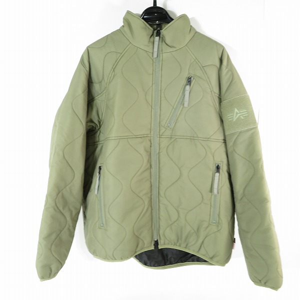 実際に弊社で買取させて頂いたALPHA INDUSTRIES/アルファインダストリーズ QUILTED COLD JACKET/キルティングジャケット TA1621-076/L