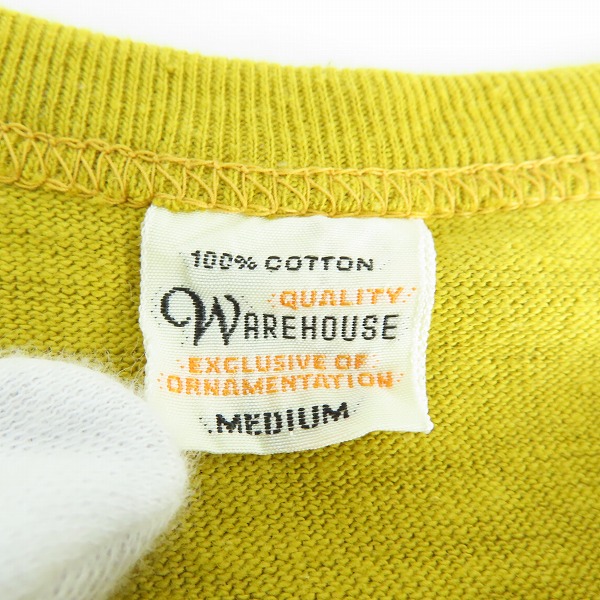 実際に弊社で買取させて頂いたWAREHOUSE/ウェアハウス ヘンリーネック Tシャツ DUBBLE WORKS ダブルワークス Mの画像 2枚目